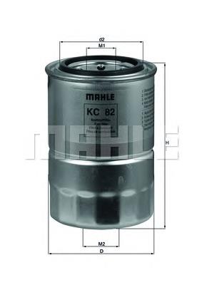 KC82 Mahle Original filtro de combustível