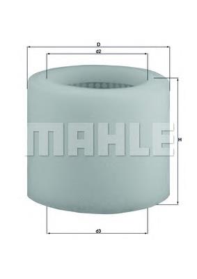 LX123 Mahle Original filtro de ar