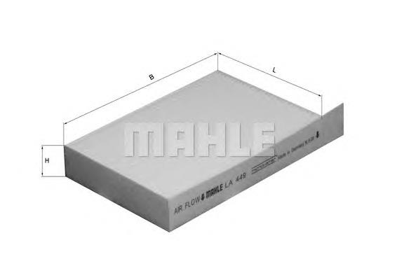 Фильтр воздушный отопителя Mahle Original LA449 цена, от 8.29 USD