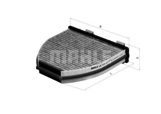 LAK413 Mahle Original filtro de salão