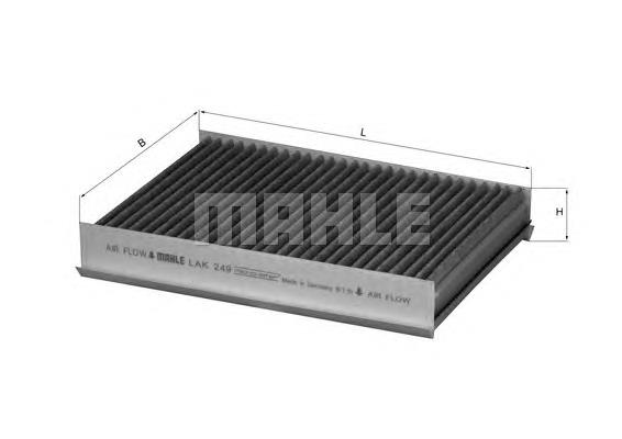 LAK249 Mahle Original filtro de salão