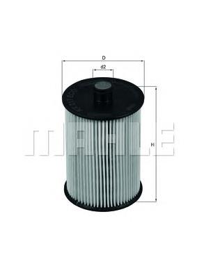 Топливный фильтр KX217D Mahle Original