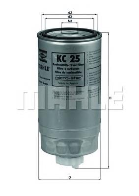 KC25 Mahle Original топливный фильтр
