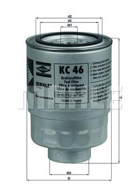 KC46 Mahle Original filtro de combustível