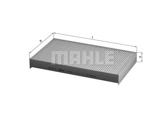 Купить LA229 Mahle Original Фильтр салона угольный