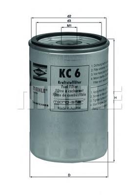 KC6 Mahle Original топливный фильтр