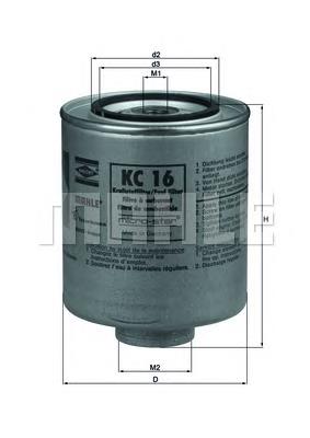 KC16 Mahle Original filtro de combustível