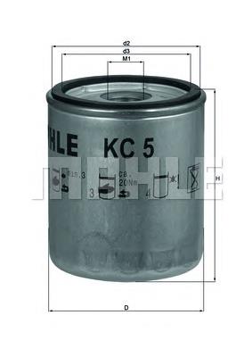 KC5 Mahle Original filtro de combustível