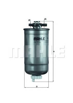 KL1471D Mahle Original filtro de combustível