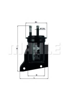 KL135 Mahle Original Фильтр топлива