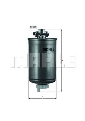 KL75 Mahle Original filtro de combustível