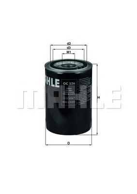 OC526 Mahle Original filtro de óleo