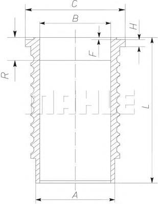 061WN17 Mahle Original Поршневая гильза