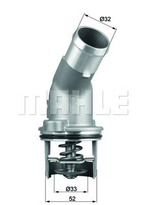 Термостат в корпусе Mahle Original TI20592D цена, от 42.64 USD