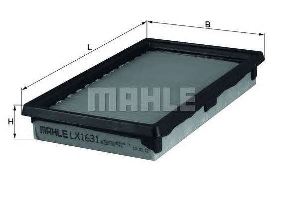 LX1631 Mahle Original filtro de ar