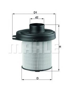 Воздушный фильтр LX291 Mahle Original