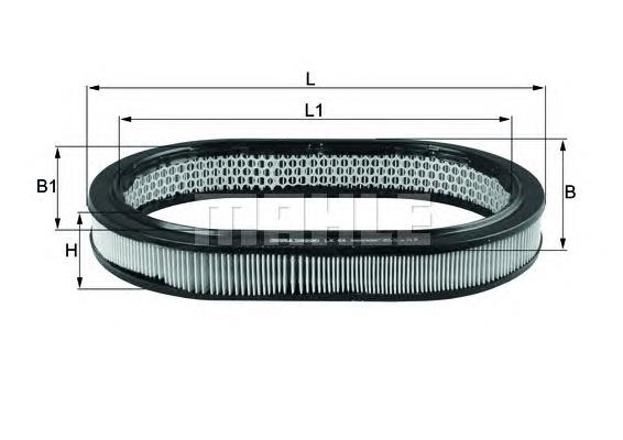 Элемент воздушного фильтра Mahle Original LX64 цена, от 4.31 USD