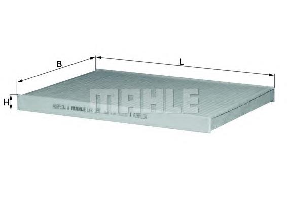Воздушный фильтр салона Mahle Original LAK159