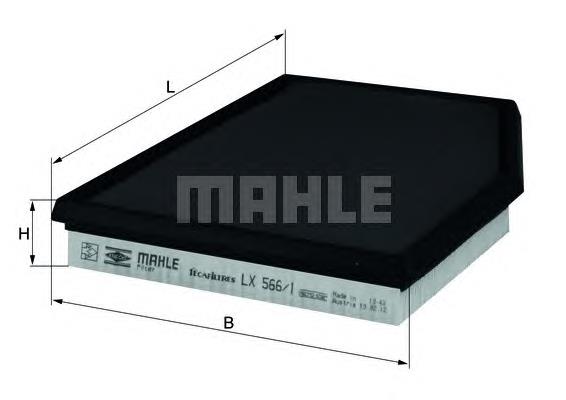 Купить LX5661 Mahle Original Автомобильный фильтр воздуха