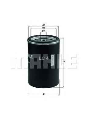 LC4 Mahle Original Фильтр воздушный компрессора подкачки (амортизаторов)