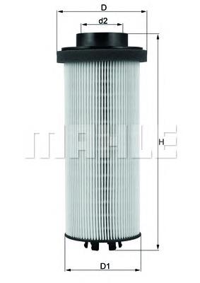 Купить KX262D Mahle Original Фильтр-отстойник топлива грубой очистки