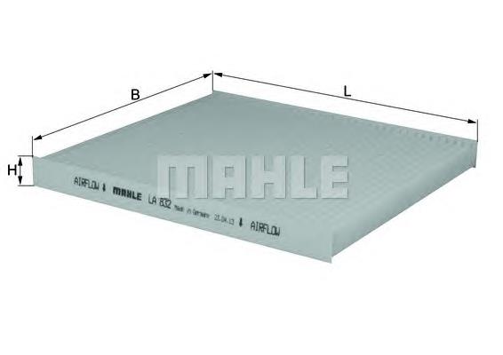 Фильтр салона LA832 Mahle Original