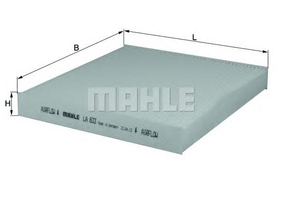 Фильтр салона LA833 Mahle Original