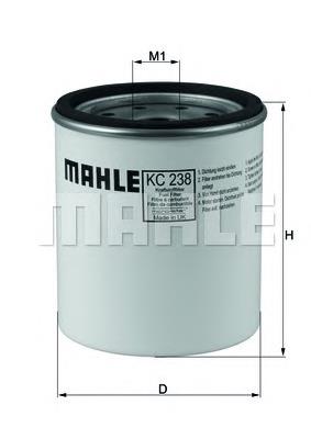 KC238D Mahle Original filtro de combustível