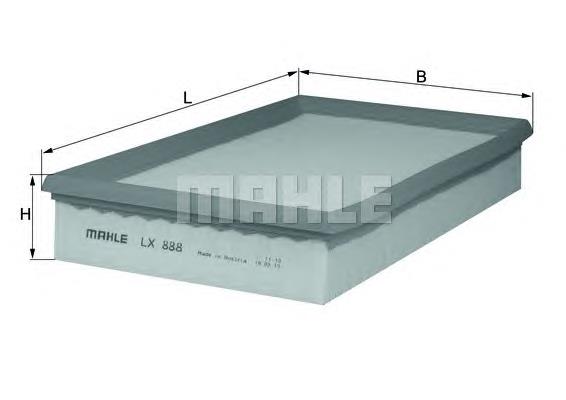Купить LX888 Mahle Original Автомобильный фильтр воздуха