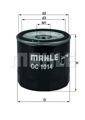 OC1014 Mahle Original filtro de óleo