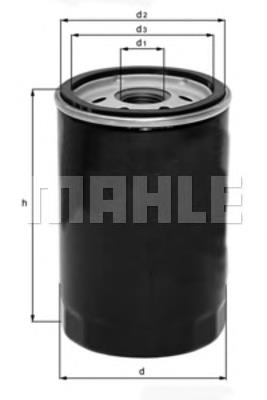 OC131 Mahle Original Масляный фильтр двигателя