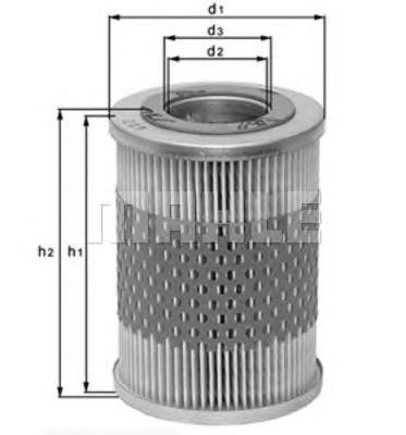 OX29 Mahle Original filtro de óleo