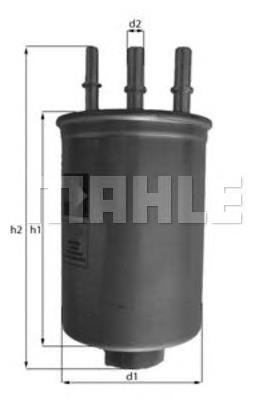 KL511 Mahle Original filtro de combustível