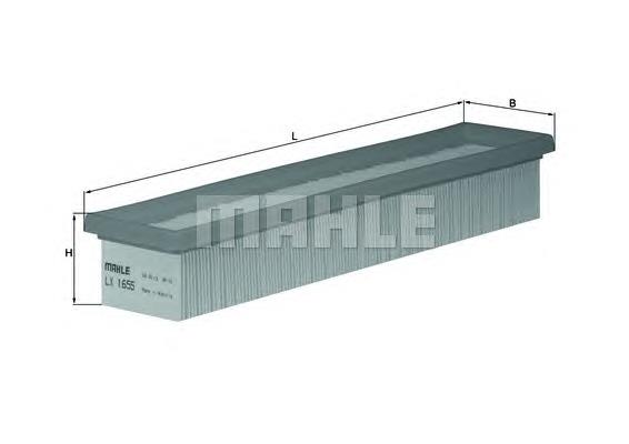 LX1655 Mahle Original Воздушный фильтр двигателя