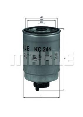 KC244 Mahle Original filtro de combustível