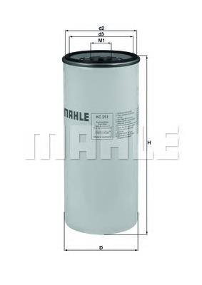 KC251 Mahle Original топливный фильтр