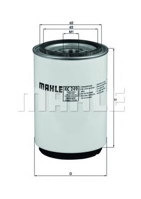 KC249D Mahle Original filtro de combustível