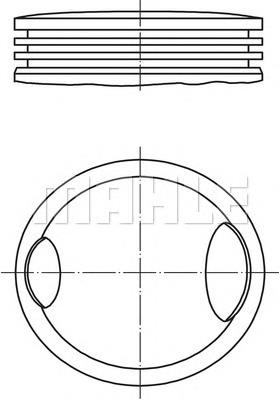 0331200 Mahle Original pistão do kit para 1 cilindro, std