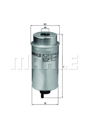 Фильтр тонкой очистки топлива Mahle Original KC116 цена, от 22.33 USD