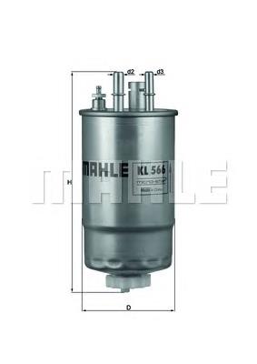 KL566 Mahle Original топливный фильтр