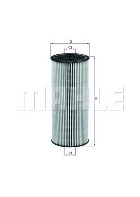 OX137D1S Mahle Original Масляный фильтр двигателя