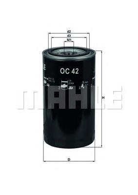 OC42 Mahle Original filtro de óleo