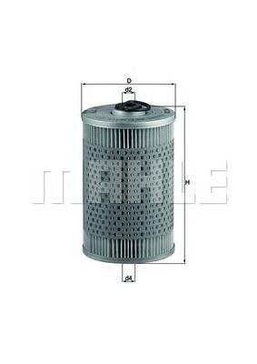 Купить KX36D Mahle Original Фильтр-отстойник топлива грубой очистки