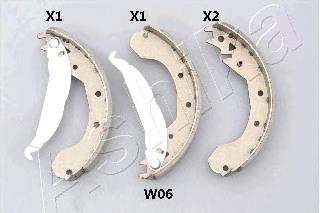 Купить 550WW06 Ashika Задние барабанные тормозные колодки