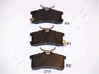 Колодки дисковые  Ashika 5102219 цена, от 18.13 USD