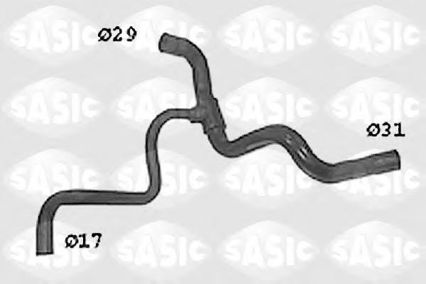 SWH4295 Sasic mangueira (cano derivado inferior do radiador de esfriamento)