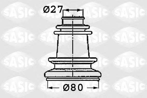 4003409 Sasic Пыльник гранаты внутренний, правый