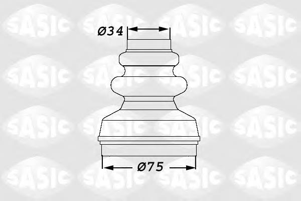 Пыльник ШРУСа внутренний 1900006 Sasic