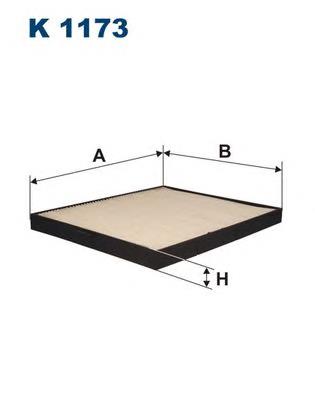 K1173 Filtron filtro de salão