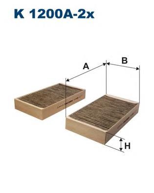 K1200A2X Filtron filtro de salão